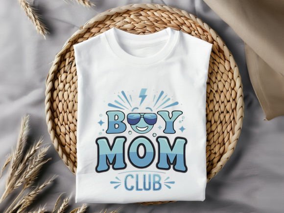 Boy Mom Club T-Shirt Design