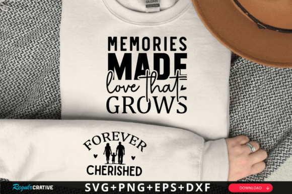 Forever Cherished Sleeve SVG Design