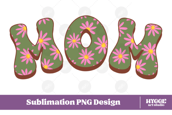 Mom PNG Flowers: A Daisy for Real Embroidery Work