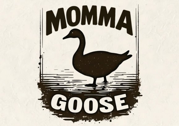 Momma Goose T-Shirt Design