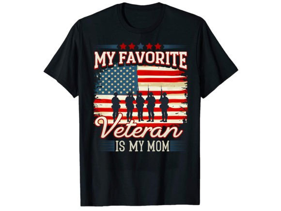 My Favorite Veteran Is T-Shirt Design