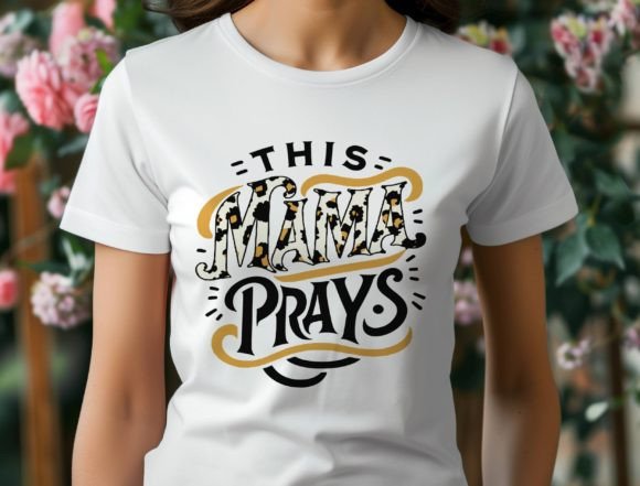 This Mama Prays SVG, Prayer SVG, Momlife