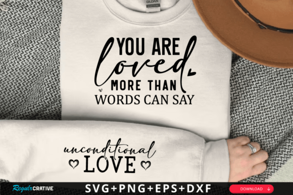 Unconditional Love Sleeve SVG Design
